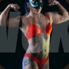Powerful Ms Peru Black Bunny Mask Raw - 10 Image Set 2