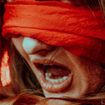 blindfolded